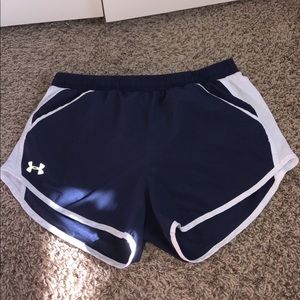 Navy Under Armour Athletic Shorts w/ Pockets!
